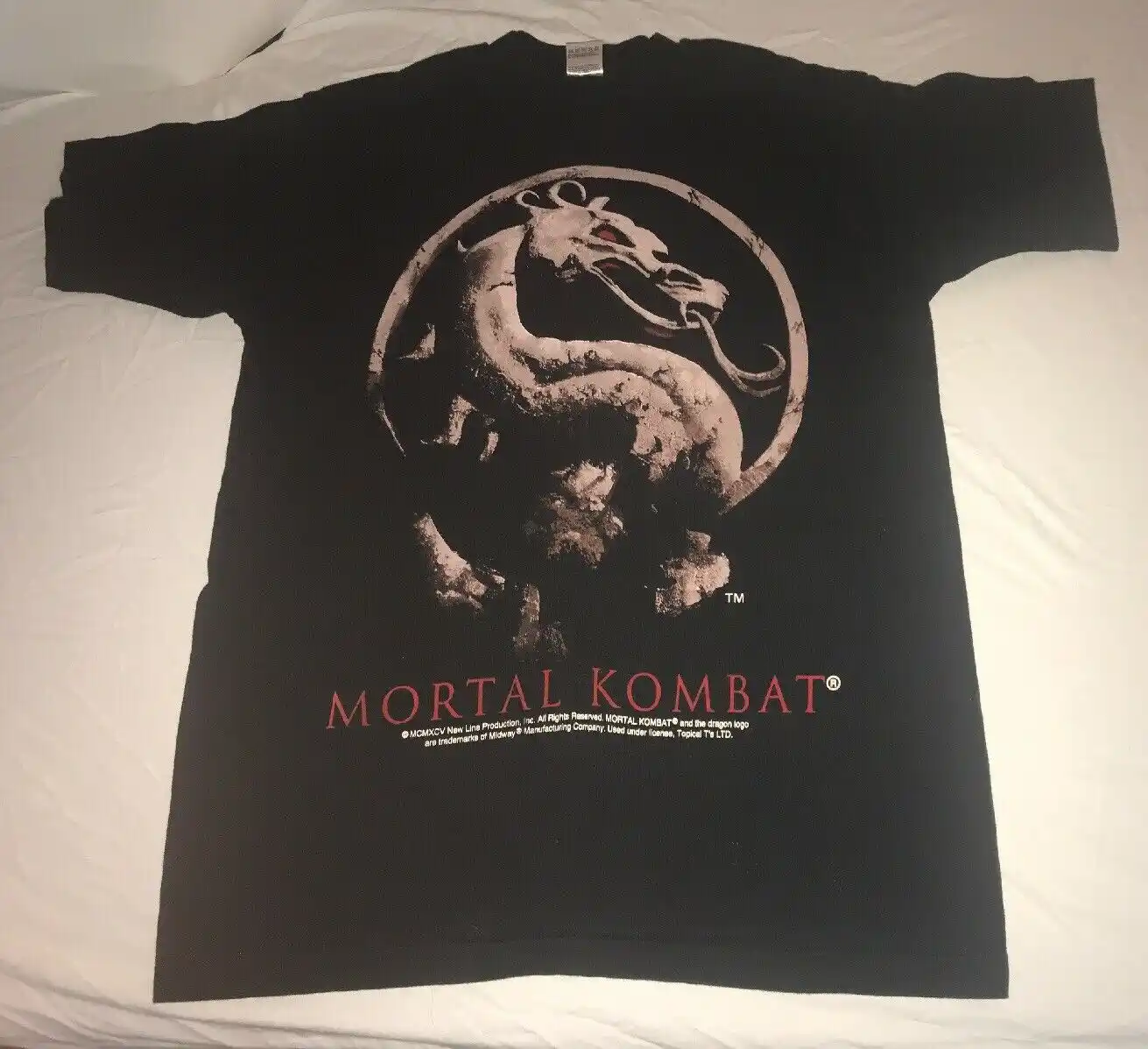 mortal kombat vintage shirt