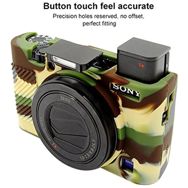 PULUZ мягкий силиконовый защитный чехол для sony RX100 III/IV/V