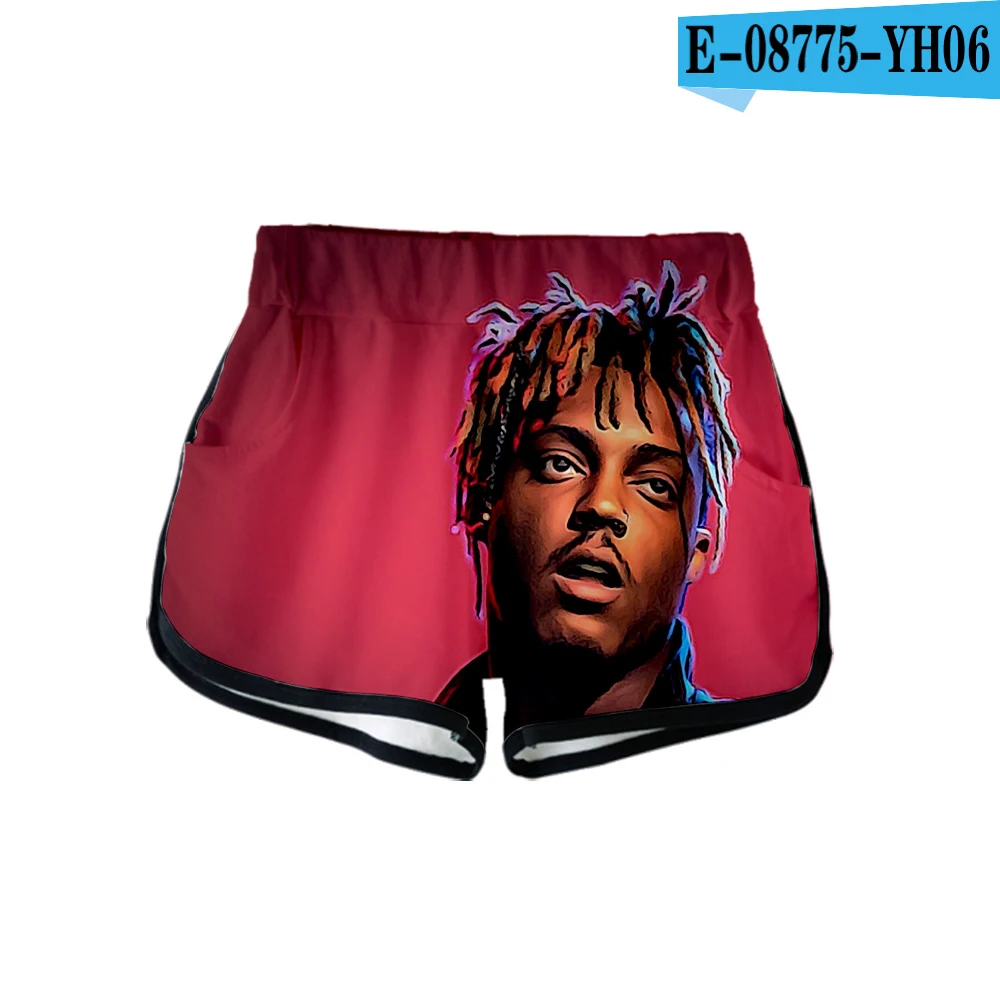R.I.P. Respect хип-хоп рэпер Juice WRLD Jarad Anthony Higgins 3D летние женские повседневные милые девушки горячая Распродажа сексуальные шорты одежда - Цвет: YH06