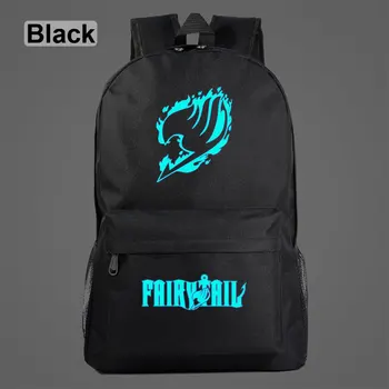 

Luminous Anime Cartoon Fairy Tail Fire Magic Galaxy Colorful Children School bag Teenagers Student Schoolbags Women Men Backpack