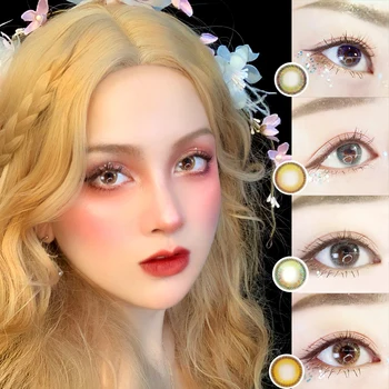 

2pcs Colored Contact Lenses Eye MERMAID Series Contact Lenses Color Contact Lens for Eyes lentes de contacto Bio-essence