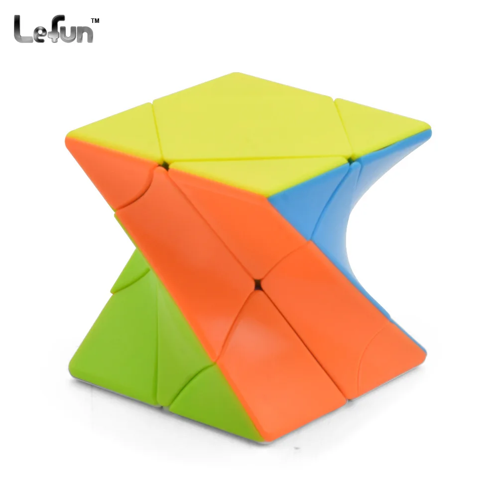 

LeFun Distortion Skew Magic Cube Torsion 3x3 Stickerless Colorful Educational Toys for Children Safe ABS Strange Shape 6cm