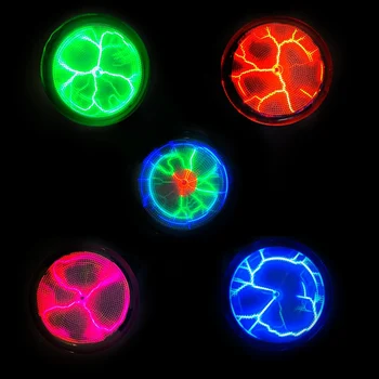 

Plasmas Disk Sound Control LED Lighting Mini Plasma Disk Sensor Lighting Plate Party Home Decor ALI88