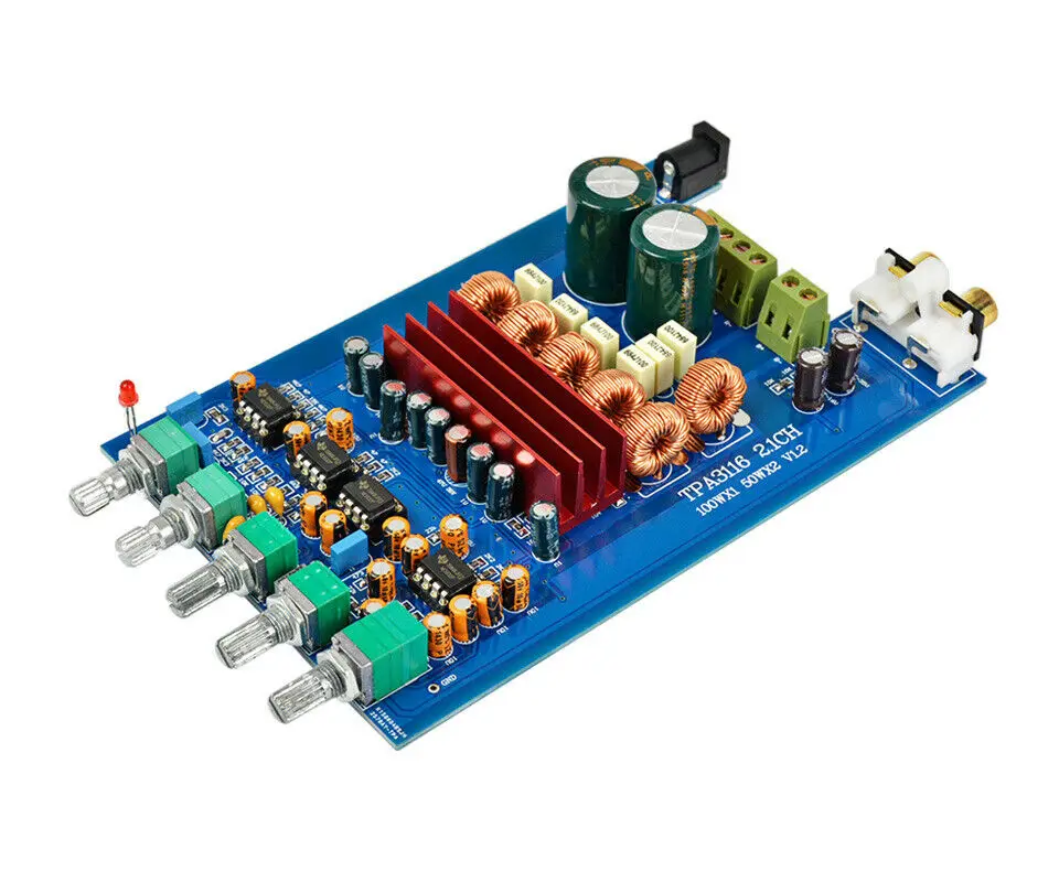 Nobsound HiFi TPA3116 2 1 канальный цифровой усилитель мощности плата класса D стерео аудио