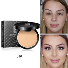 Контурный консилер для лица водостойкий контроль жирности покрытие дефекты лица порошок торт консилер прессованная пудра макияж