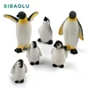 4pc Christmas Penguin Cow Pig Rabbit Squirrel Cat seal Dog animal Model home decor miniature fairy garden decoration accessories ► Photo 2/6