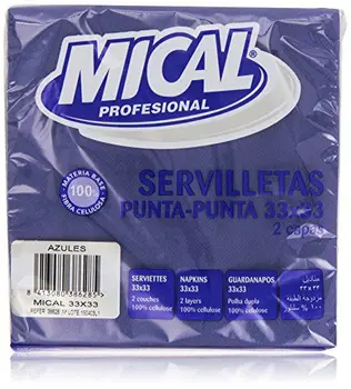 

Mical professionale – Tovaglioli 33 x 33/2 strati – Colore Blu – 50 Tovaglioli