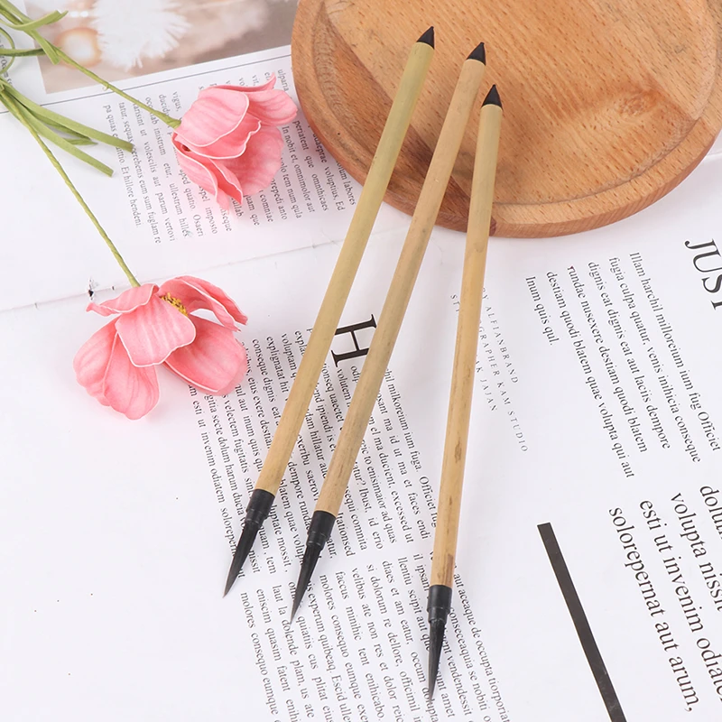 1pcs Bamboo Pole Ultra Thin Line Nail Art Liner Brush Drawing Painting Pen Manicure Diy Tool Nail Brushes Aliexpress
