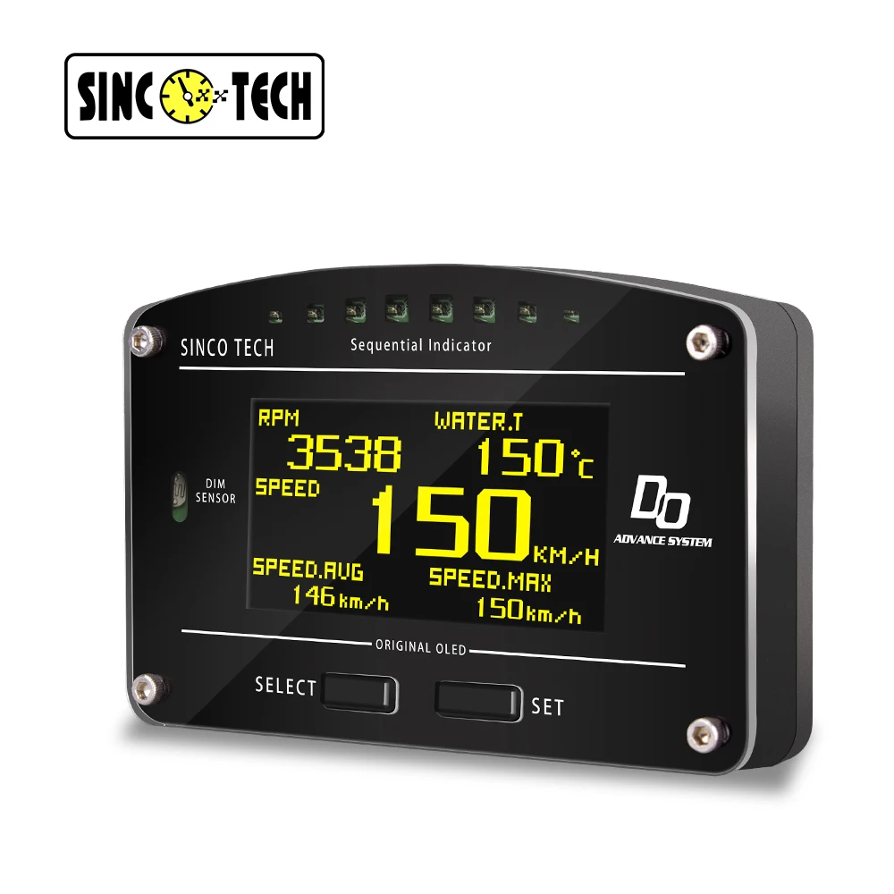 Do907 Obdii Dash Race Display Sensor Kit, Strumento Gauge, Porta Obdii, 11000Rpm