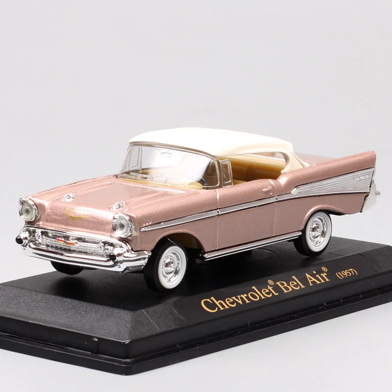 1/43 масштаб дорожный знак Ретро 1957 Chevrolet Bel Air Hardtop coupe автомобиль металлический литой модель-копия игрушки для детей