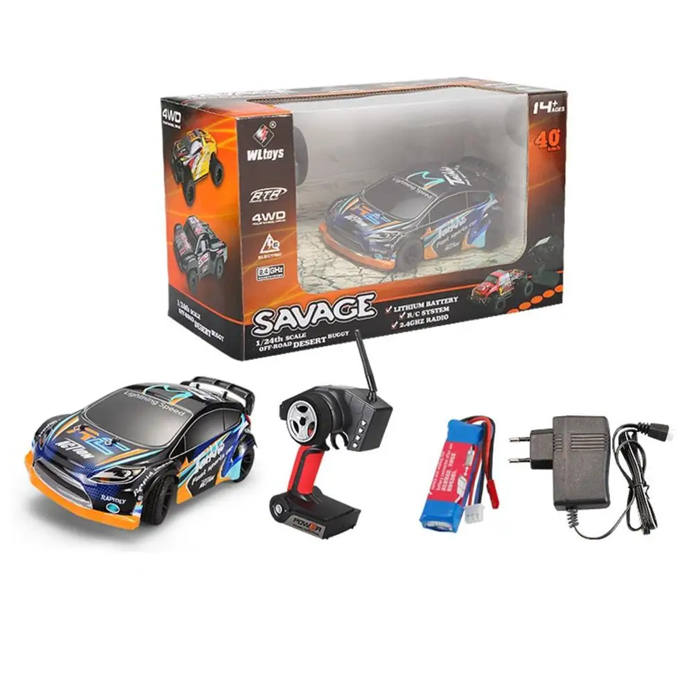 RCtown WLtoys A242 1/24 4WD 2.4G Remote Control Racing Desert Off-road Drift Car Rally Car Speed Max 35km/h