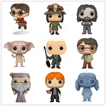 

New Arrival Potter Moaning Myrtle Draco Malfoy Luna Dobby hedwig Limited Edition Action Figures Model Toys for Children gifts