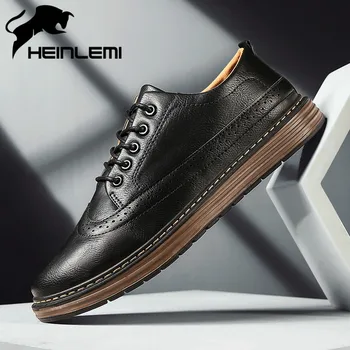 

HEINLEMI Luxury Classic Height Increase Designers Men Shoes Large Size Mens Shoes Trendy Men Shoes Sneakers Scarpe Uomo Estive