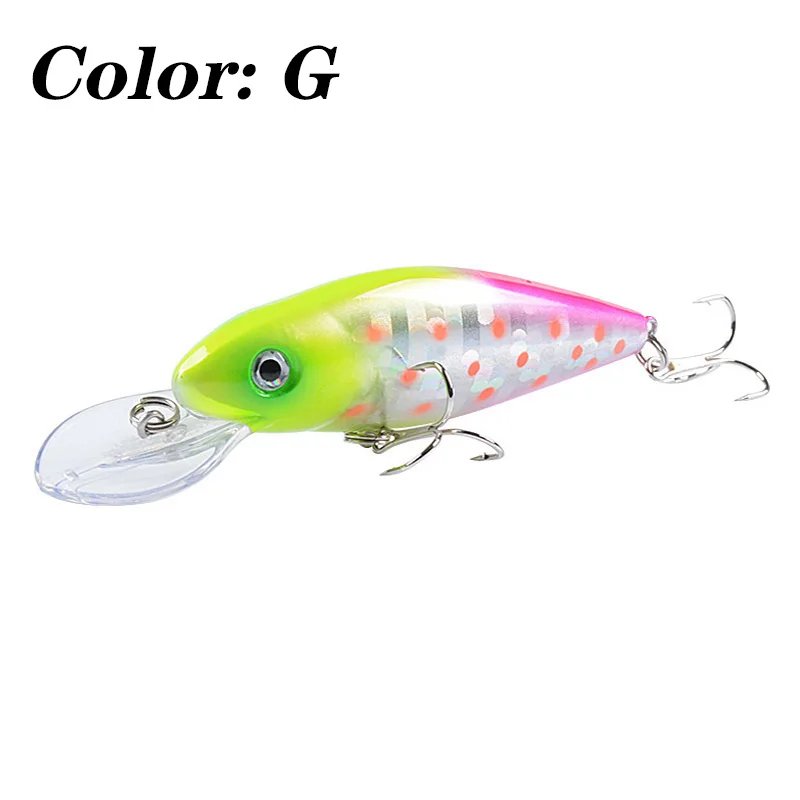Details about   Aritificial Fishing Lure Floating Minnow Crankbait Hard Plastic Wobblers Tackle 