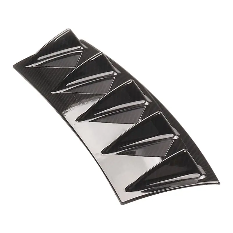 Car Rear Bumper Lip Bumper Lip Decoration Car Bumper Spoiler Bumper Lip Universal Car Rear Bumper Lip Diffuser 5 Fin Shark Fin Style Car Black Bumper