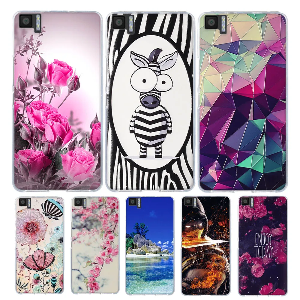 Capa For BQ Aquaris M5 Case Soft TPU Cover M 5 Cute Coque Print Shell Bumper 5.0 inch Funda | Мобильные телефоны и