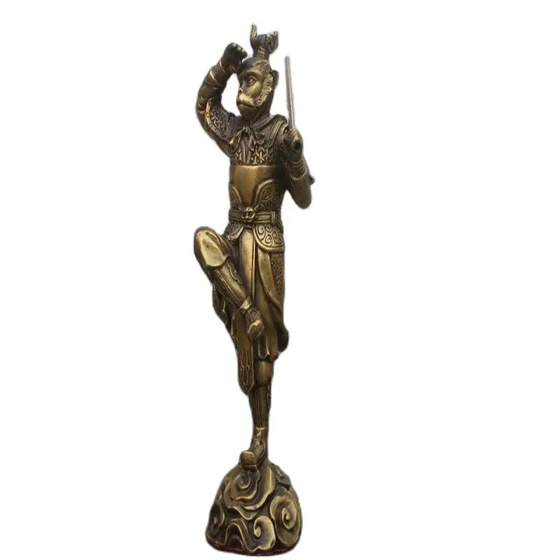 Chinese Old Bronzes Statue Sun Wukong Copper Statue Statues