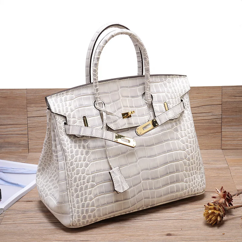 Новая платиновая сумка стильная на одно плечо диагональная женская сумка - Цвет: 25creamy-white