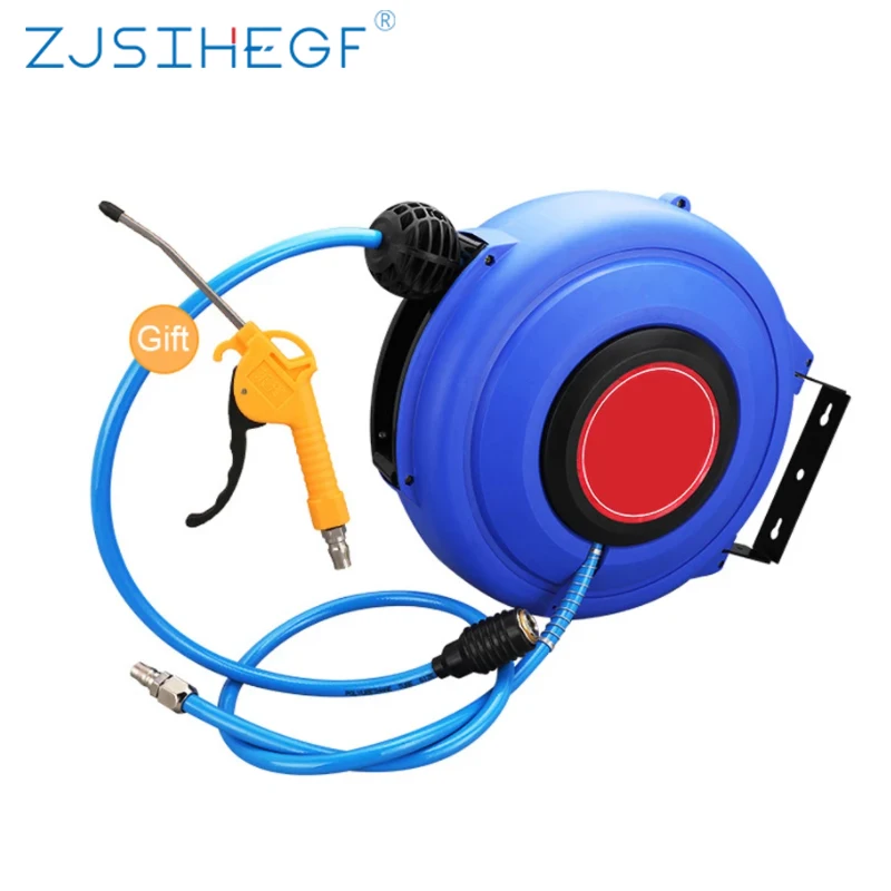 pneumatic-hose-pu-8-5-10-65-12-8-car-wind-pipe-reel-yarn-clamping-tube-9-10-12-15-20m-automatic-telescopic-drum