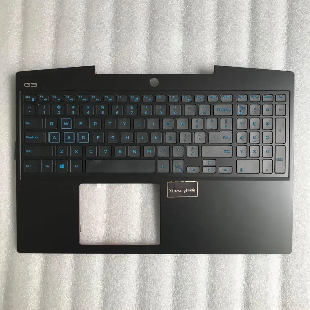 

Чехол-накладка для ноутбука Dell G3 3590, синяя, без подсветки, 0P0NG7, P0NG7