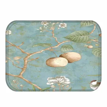 

40x60cm Cute Diy Print Floor Mat Bathroom Ground Mat Slip Door Bath Pad Rug Living Room Kitchen Carpet Home Decor Bird
