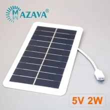 400 mA 5 V 2 W Micro Panel solarny USB przenośna ładowarka solarna Panel wspinaczka szybkie ładowanie podróży DIY ładowarka solarna Powerbank Outdoor tanie tanio MAZAVA CN (pochodzenie) 20 NONE Ogniwa fotowoltaiczne 100*175mm
