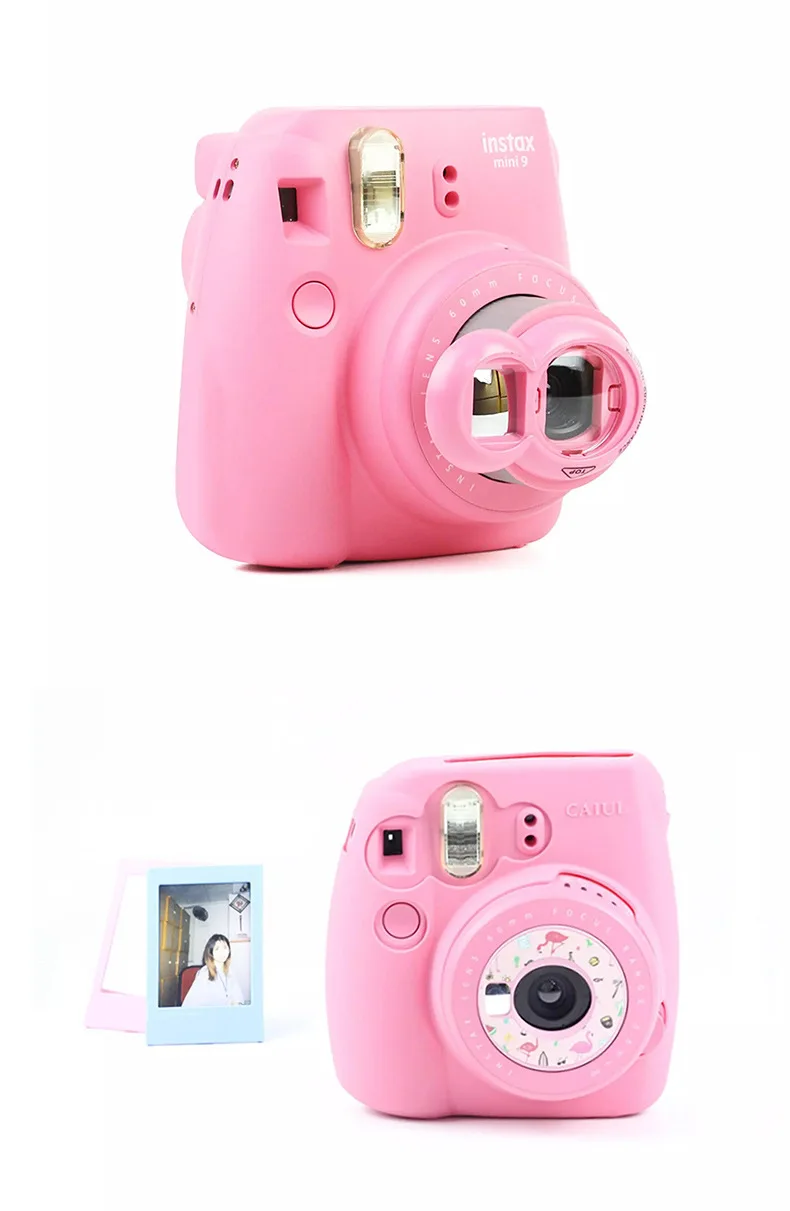 Caiul/caiul Polaroid Mini8/8+/9 Силиконовая обложка альбома Рамный фильтр костюм аксессуары 7 в 1