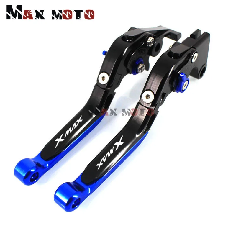 Фото Для YAMAHA XMAX 250 125 300 XMAX300 XMAX250 400-2017 2023 мотоциклетные регулируемые складные выдвижные рычаги тормоза и сцепления №2