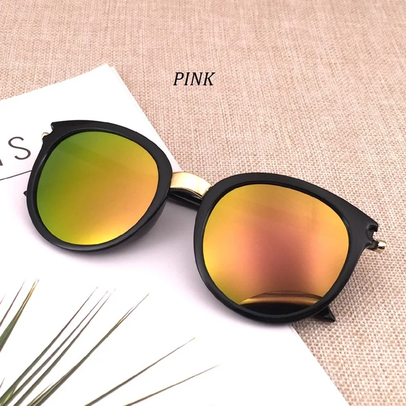 Classic Round Vintage Sunglasses Women Fashion Brand Design Mirror Sun Glasses Female Shades Retro Gafas