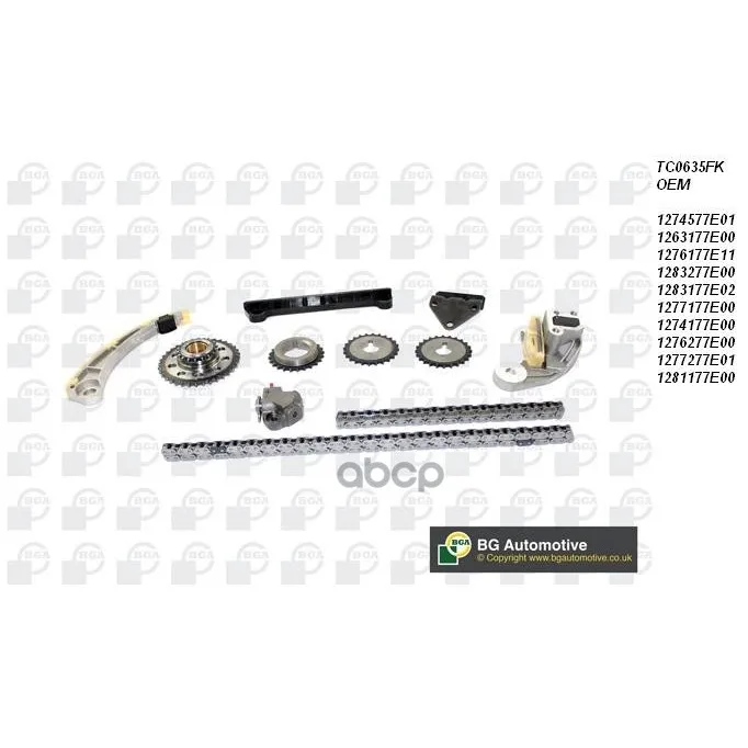 Комплект Цепи Грм Suzuki Grand Vitara 2.0i 16v J20a 98 Bga арт. TC0635FK