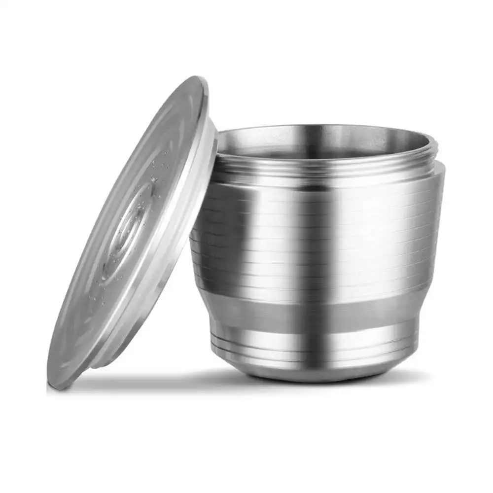 

Rechargeable Coffee Capsule NespressCapsule rechargeable Nespresso Coffee Dripper Cafeteras De Capsula Cup Pods @25