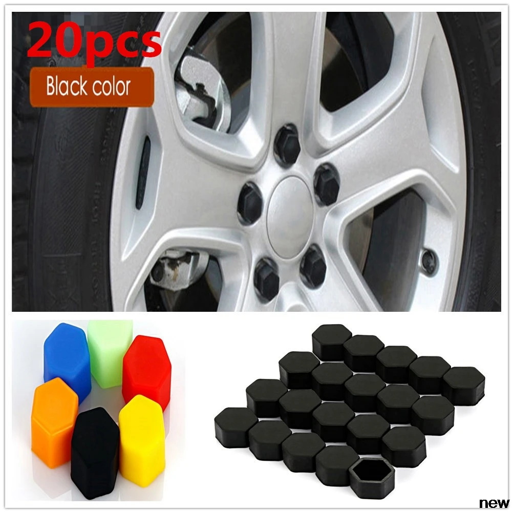 20pcs rubber Car Wheel Hub Cover Nut Cap for Mercedes Benz Class A B CLA GLA C E CLS S SLC SL | Автомобили и мотоциклы