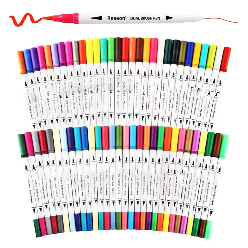 Цветная ручка цветные ручки Fineliner Finecolour кисти принадлежности для рисования набор