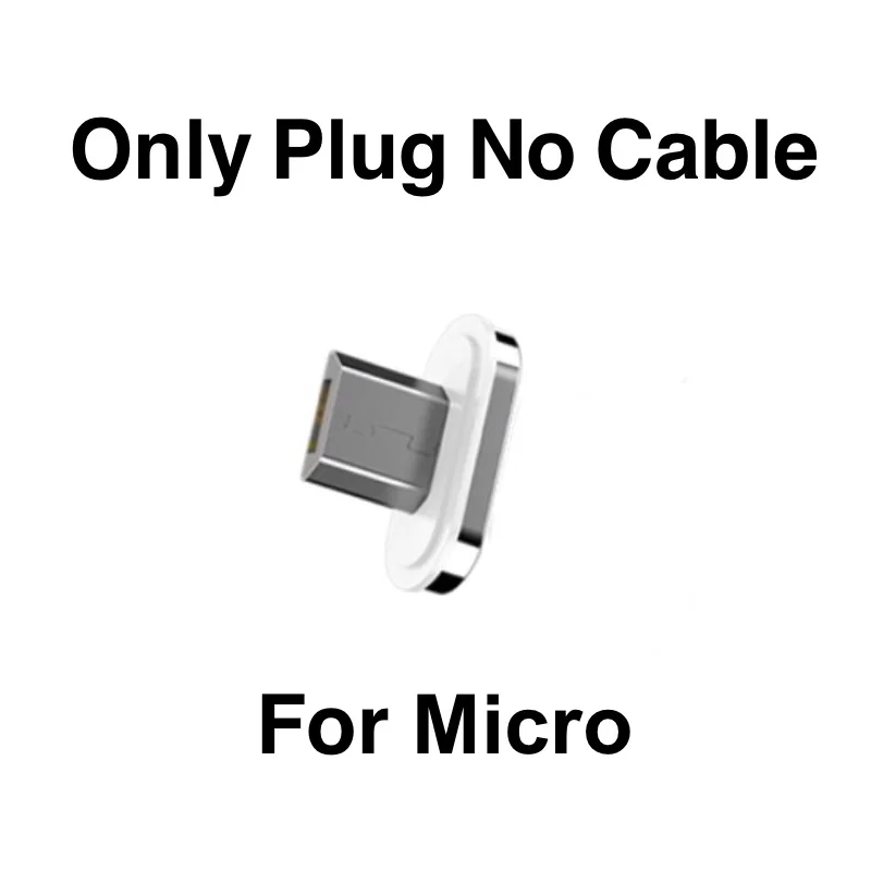 Магнитный кабель USB C Micro usb type C кабель для быстрой зарядки 90 градусов l-линия Micro USB зарядное устройство для samsung huawei Xiaomi iPhone - Цвет: Only Plug For Micro