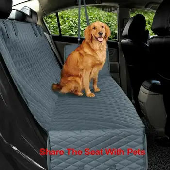 

New Dog Car Seat Cover View Mesh Waterproof Pet Carrier Car Rear Back Seat Mat Hammock Cushion Protector With Zipper And Pockets