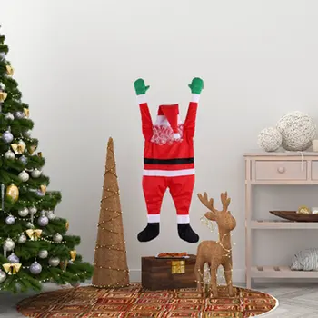 

Christmas tree Decoration Christmas party Ornament Flannel Santa Claus Interesting Dress Holiday Gift