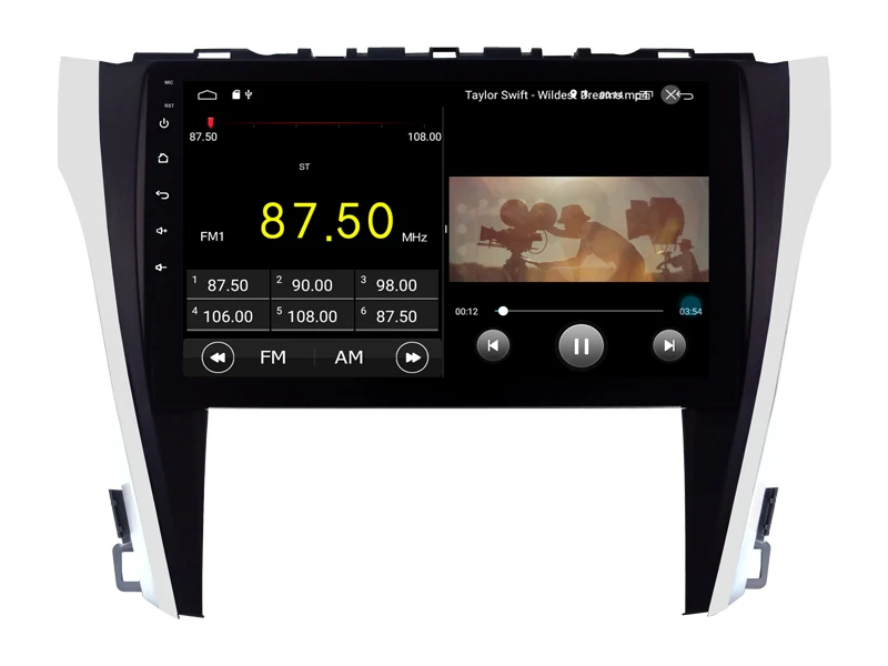 Sale Car Android 9.0 Player for Toyota Camry 2015 2017  tape recorder 4G Lte sim card Bluetooth GPS Radio Head Unit 2.5D IPS screen 3