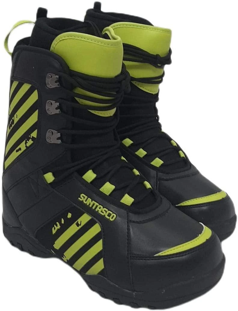 Botas SUNTASCO para Snowboarding Amarillo Fluor y negro Talla 43|Botas y de surf sobre nieve| - AliExpress