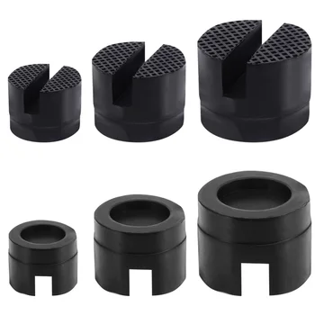 

New 2Pcs Car Rubber Disc Pad Car Vehicle Jacks Jack Pad Frame Protector Rail Floor Jack Guard Adapter Tool Jacking Lifting Disk
