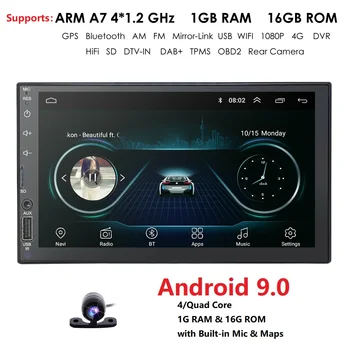 

2 Din Android 9 Universal Car radio Autoradio Multimedia Player for Nissan Hyundai Kia toyata Chevrolet Ford Suzuki Mitsubishi