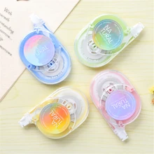 1 шт./компл. каваи креативная лента для коррекции конфет цветные декоративные белые школьные офисные канцелярские принадлежности случайный цвет