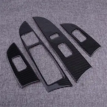 

4Pcs Carbon Fiber Window Switch Button Panel Trim Decoration Cover Fit for Lexus IS250 300 350 2006 2007 2008 2009 2010-2012