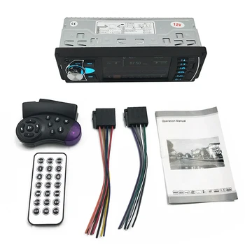 

4.1"inch Car Audio Bluetooth Handsfree Car Radio HD Large Screen USB/AUX Steering Wheel Control Video Playback Autoraido NEW