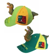 Взрослые дети 3D мультфильм свирепый динозавр бейсболка смешная широкая Кепка с козырьком