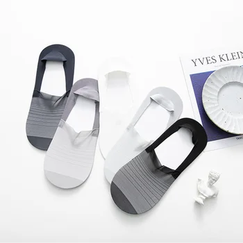 

2020 New Wholesale Cotton Socks Summer Blue White Boat Socks Invisible Low Cut Ankle Socks Women Girls Thin Sock Breathable