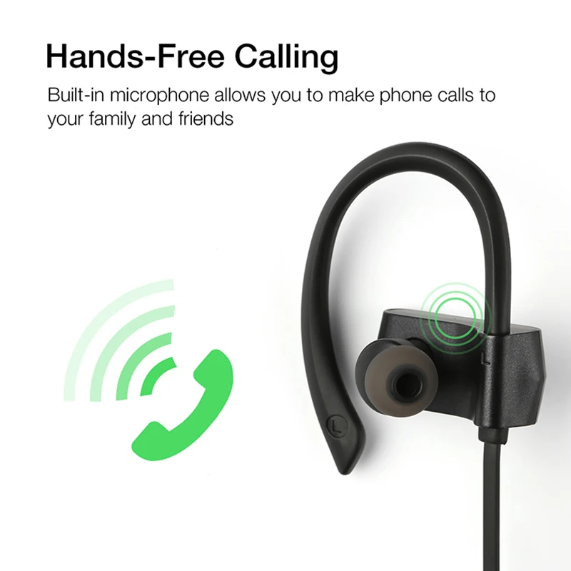GGMM Bluetooth беспроводные наушники IPX4 водонепроницаемая Спортивная гарнитура с