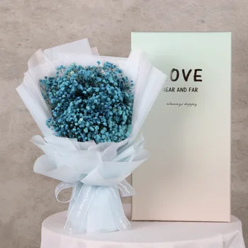 

Stars Dried Flower Bouquet Gift Box Preserved Fresh Flower Birthday Gift Net Red GIRL'S Heart Valentine's Day Best Friend Christ