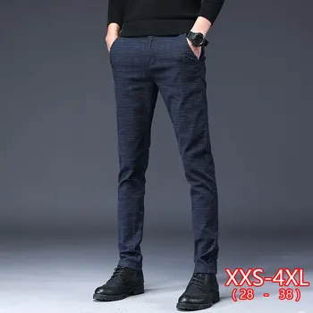 

Men New Design Slim Men's Casual Pants Slim Pant Straight Trousers Male Fashion Stretch Business Men Size 28-38 2020