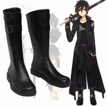 

Anime Sword Art Online Death gun shoes Cosplay Costumes Custom Halloween men and women cartoon Game animation shoes