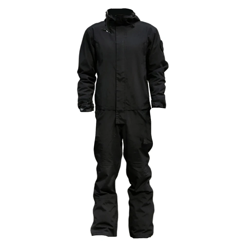 Ветрозащитные лыжные костюмы, комбинезоны, зимние уличные спортивные костюмы для снежной погоды, размеры s, m, en, женские, XS, s, m, l, xl, XXL - Цвет: Black M